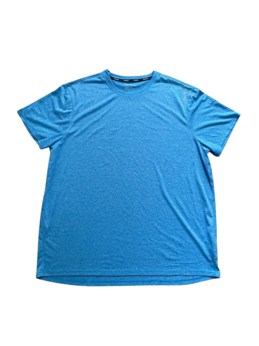 Reebok Men's Blue Performance Athletic Workout Gym Hiking Adventure Tee, 2XL